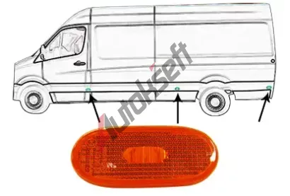 VAN WEZEL Bon obrysov svtlo VAW 5862915, 5862915