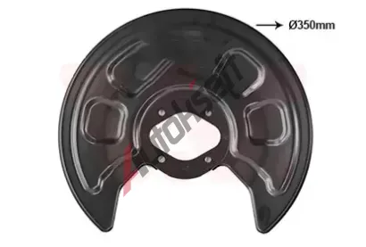 VAN WEZEL Ochrann� plech proti ne�istot�m brzdov�ho kotou�e VAW 5867373, 5867373