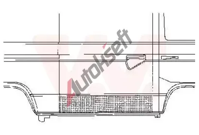 VAN WEZEL Dvee - karosrie VAW 5870174, 5870174