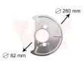 Ochrann plech proti neistotm brzdovho kotoue VAN WEZEL ‐ VAW 5870372