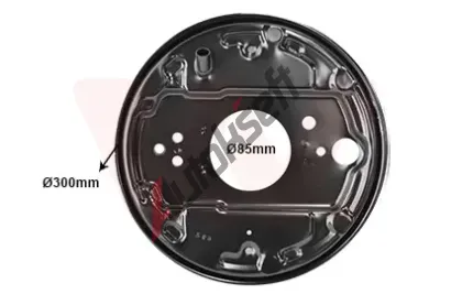 VAN WEZEL Ochrann plech proti neistotm brzdovho kotoue VAW 5870374, 5870374