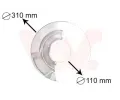 Ochrann plech proti neistotm brzdovho kotoue VAN WEZEL ‐ VAW 5874372