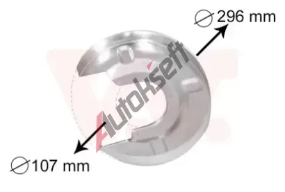 VAN WEZEL Ochrann plech proti rozstikovn - brzdov kotou VAW 5874373, 5874373