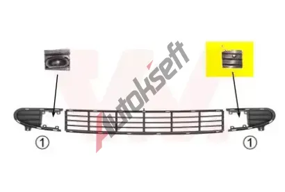 VAN WEZEL Klapka vlečného háku VAW 5878595, 5878595  VAN WEZEL Klapka vlečného háku VAW 5878595, 5878595