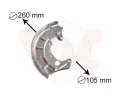 Ochrann plech proti neistotm brzdovho kotoue VAN WEZEL ‐ VAW 5880372