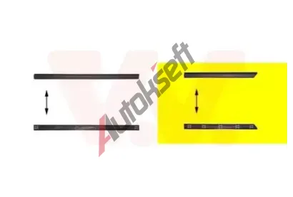 VAN WEZEL Ozdobn/ochrann lita - dvee VAW 5880425, 5880425