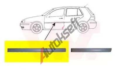 VAN WEZEL Ozdobn / ochrann lita dve VAW 5888403, 5888403