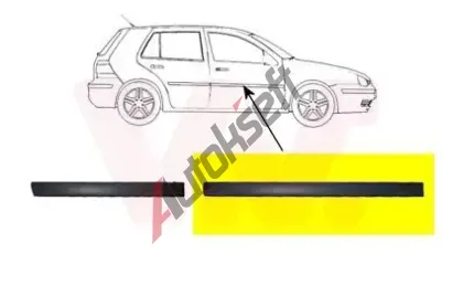VAN WEZEL Ozdobn / ochrann lita dve VAW 5888404, 5888404