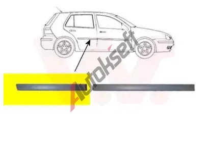VAN WEZEL Ozdobn / ochrann lita dve VAW 5888406, 5888406