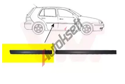 VAN WEZEL Ozdobn / ochrann lita dve VAW 5888426, 5888426