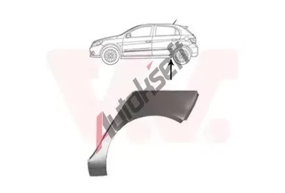 VAN WEZEL Boční stěna VAW 5894147, 5894147 VAN WEZEL Boční stěna VAW 5894147, 5894147