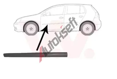 VAN WEZEL Ozdobn / ochrann lita dve VAW 5894403, 5894403
