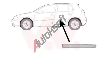 VAN WEZEL Ozdobn / ochrann lita dve VAW 5894425, 5894425