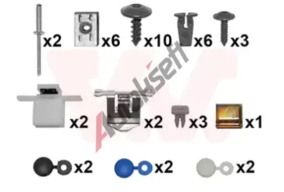 VAN WEZEL Montn sada - nraznk VAW 5894794, 5894794