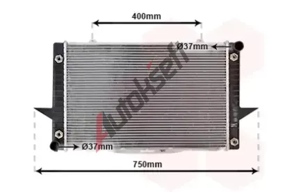 VAN WEZEL Chladi vody VAW 59002093, 59002093