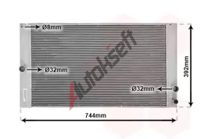 VAN WEZEL Chladi vody VAW 59002141, 59002141