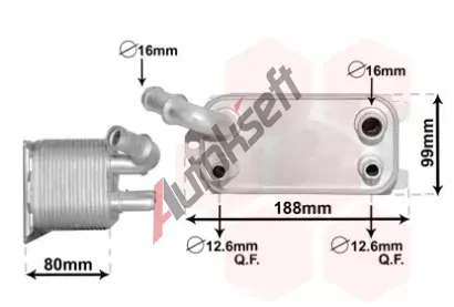 VAN WEZEL Chladi oleje automatick pevodovky VAW 59003170, 59003170