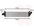 Chladi vzduchu intercooler VAN WEZEL ‐ VAW 59004134