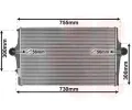 Chladi vzduchu intercooler VAN WEZEL ‐ VAW 59004136