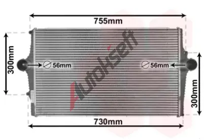 VAN WEZEL Chladi vzduchu intercooler VAW 59004136, 59004136