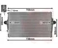 Chladi vzduchu intercooler VAN WEZEL ‐ VAW 59004137