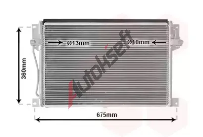 VAN WEZEL Kondenztor - klimatizace VAW 59005077, 59005077