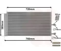 Kondenztor klimatizace VAN WEZEL ‐ VAW 59005194