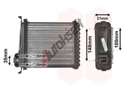 VAN WEZEL Vmnk tepla - vnitn vytpn VAW 59006085, 59006085