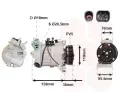 VAN WEZEL Kompresor - klimatizace ‐ VAW 5900K143