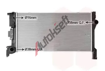 VAN WEZEL Chladi vody VAW 59012703, 59012703