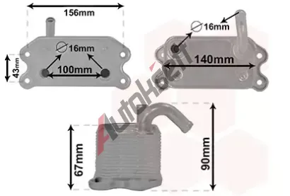 VAN WEZEL Chladi oleje VAW 59013702, 59013702