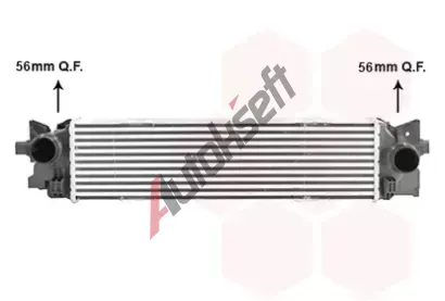 VAN WEZEL Chladi vzduchu intercooler VAW 59014702, 59014702