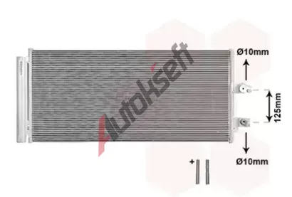 VAN WEZEL Kondenztor klimatizace VAW 59015700, 59015700