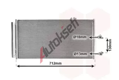 VAN WEZEL Kondenztor klimatizace VAW 59015702, 59015702