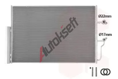VAN WEZEL Kondenztor klimatizace *** IR PLUS *** VAW 59015703, 59015703