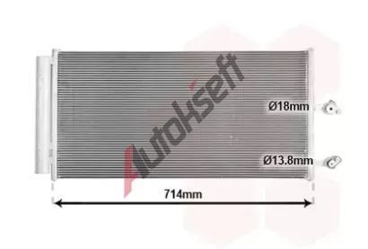 VAN WEZEL Kondenztor klimatizace VAW 59015704, 59015704