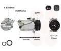 Kompresor klimatizace VAN WEZEL ‐ VAW 5901K700