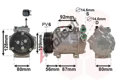 VAN WEZEL Kompresor klimatizace VAW 5901K704, 5901K704