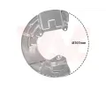 Ochrann plech proti neistotm brzdovho kotoue VAN WEZEL ‐ VAW 5920371