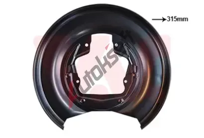 VAN WEZEL Ochranný plech proti nečistotám brzdového kotouče VAW 5920373, 5920373 VAN WEZEL Ochranný plech proti nečistotám brzdového kotouče VAW 5920373, 5920373