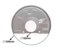 Ochrann plech proti neistotm brzdovho kotoue VAN WEZEL ‐ VAW 5940371
