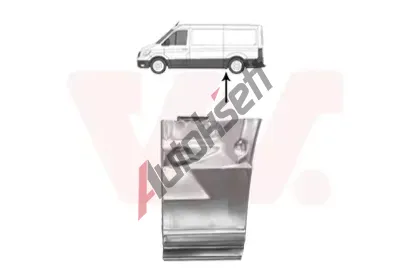 VAN WEZEL Boční stěna VAW 6425141, 6425141 VAN WEZEL Boční stěna VAW 6425141, 6425141