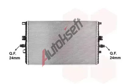 VAN WEZEL Chladič vody VAW 69012704, 69012704 VAN WEZEL Chladič vody VAW 69012704, 69012704