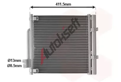 VAN WEZEL Kondenztor klimatizace VAW 69015701, 69015701