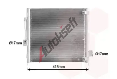VAN WEZEL Kondenztor klimatizace VAW 69015702, 69015702