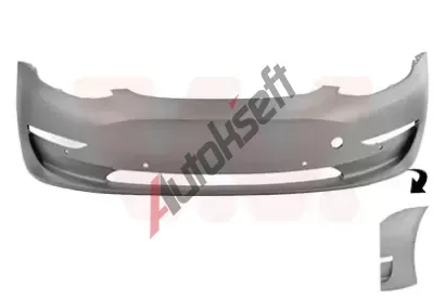 VAN WEZEL Nárazník VAW 6904576, 6904576 VAN WEZEL Nárazník VAW 6904576, 6904576