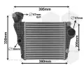Chladi vzduchu intercooler VAN WEZEL ‐ VAW 74014701