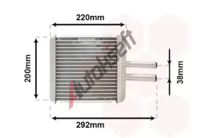 VAN WEZEL V�m�n�k tepla - vnit�n� vyt�p�n� VAW 81006027, 81006027