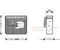 Vparnk klimatizace VAN WEZEL ‐ VAW 8100V048