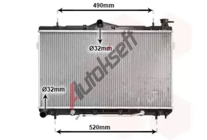 VAN WEZEL Chladi vody VAW 82002044, 82002044